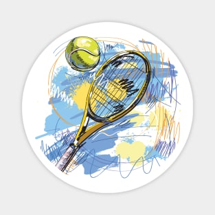 tennis lovers Magnet